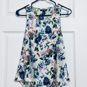 Sleeveless Floral Shirt